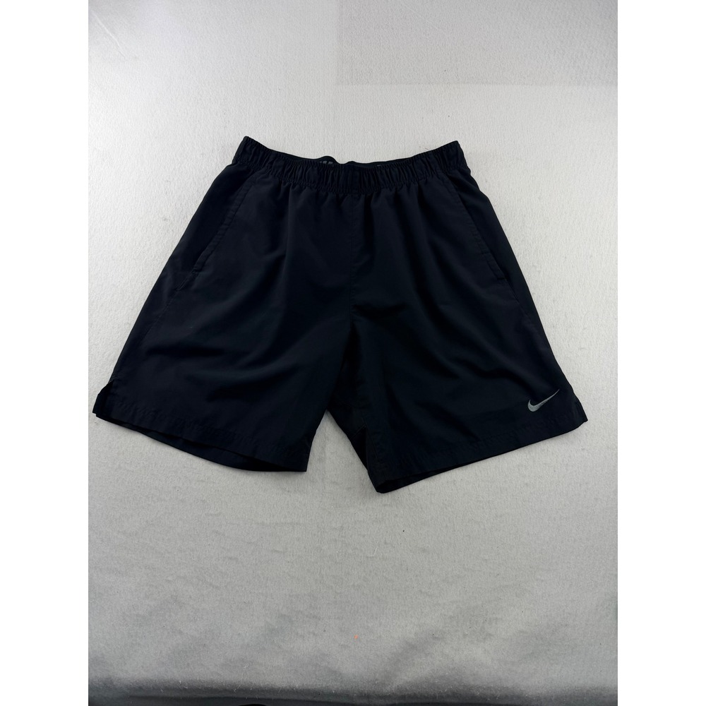 Nike Dri-FIT Men's Large Black Running Athletic Shorts 7" Inseam No Drawstring